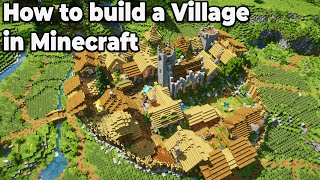 How to build an Awesome Village in Minecraft 115 Survival [upl. by Divadnhoj]