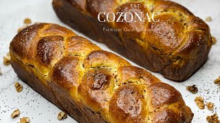 How to make Walnut Roll “Cozonac” at home easy  homemade recipe  Easter sweet bread [upl. by Areemas453]