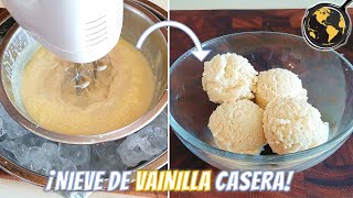 El secreto para hacer Nieve Casera fácil y perfecta  Cocina Universal [upl. by Novelc]