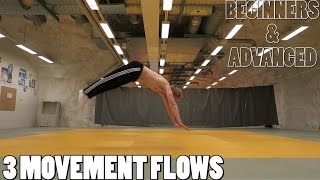 3 ACROBATIC MOVEMENT FLOWS  BEGINNERS TO ADVANCED [upl. by Gonagle163]