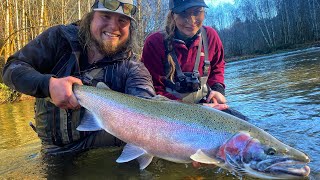 MONSTER STEELHEAD Fishing In The RAINFOREST [upl. by Jamel]