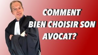 comment bien choisir son avocat [upl. by Annanhoj649]