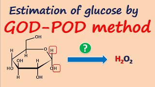 GODPOD method for estimation of glucose [upl. by Payne]