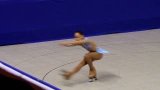 Campeona de España Patinaje Artistico Alevín 2016 Ariadna Garrasino [upl. by Dorion578]