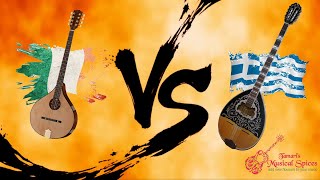 Greek Bouzouki vs Irish Bouzouki [upl. by Ethan981]