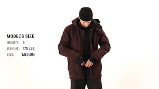 Volcom TDS 2L GoreTex Snowboard Jacket Fit Review  Tactics [upl. by Eibrik880]