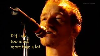 U2  One  live 1997  lyrics [upl. by Anerul675]