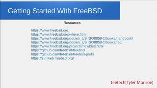 Getting Started With FreeBSD [upl. by Fachini]