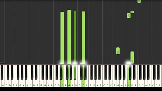 Learn Smooth Jazz Piano improv  1 C minor Synthesia Piano tutorial [upl. by Aisya]