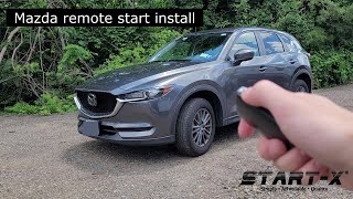 StartX Remote Start Install Select Mazdas [upl. by Auroora]