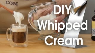 DIY whipped cream in 60 seconds [upl. by Nira]