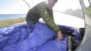 Feathered Friends Double Sleeping Bag System [upl. by Shien]