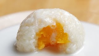 MangoStuffed Sticky Rice ball [upl. by Ambrosio]