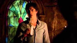 Damon returns from the prison world 6x05  The Vampire Diaries [upl. by Omer]