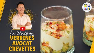 Verrines avocat crevettes  Lidl Cuisine [upl. by Healey]