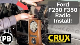 2008  2016 Ford F250 F350 Radio Install [upl. by Carisa]