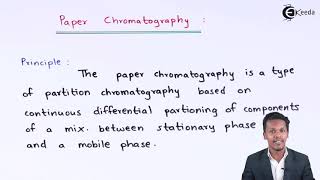 Paper Chromatography Principle and Technique  Chemistry Class 11 [upl. by Eniala455]