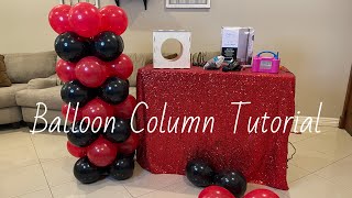 How To Make Balloon Columns For Beginners [upl. by Ailecnarf]