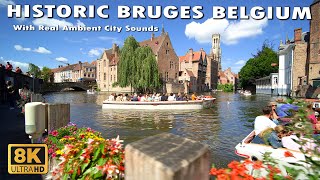 Historic Bruges Belgium 8K [upl. by Zoltai]