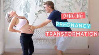 Dancing Pregnancy Bump Timelapse  Jenna Sue 540 Weeks Pregnancy Transformation  Channel Mum [upl. by O'Driscoll374]