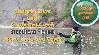 Chagrin River and Conneaut Creek Steelhead Fishing [upl. by Akinorev959]