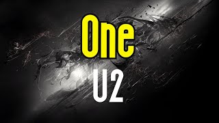 One KARAOKE  U2 [upl. by Yenterb]