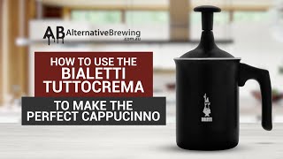 How to Use the Bialetti Tuttocrema Milk Frother [upl. by Seuguh]