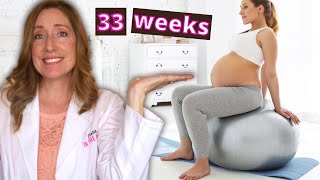 33 Week Pregnant in Months  Braxton Hicks Contractions or Labor What to Expect [upl. by Duester875]