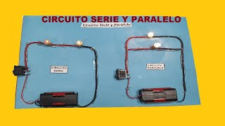 Como Hacer Maqueta de Circuito Electrico Serie y Paralelo [upl. by Ylim]