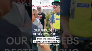 Brave Irish Woman Confronts Cop in Coolock [upl. by Merrily]