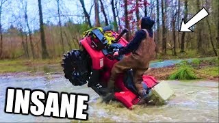 EXTREME Mudding on Four Wheelers [upl. by Cosme]