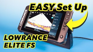 Lowrance  Elite Ti2 Set up  Part 2 [upl. by Melliw699]