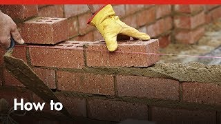 Bricklaying 101 How To Build A Brick Wall  Bunnings Warehouse [upl. by Yerga]