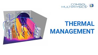 Thermal Management with COMSOL Multiphysics [upl. by Kina]