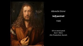 Art analysis of Albrecht Dürers Selfportrait from 1500 [upl. by Eintruoc]