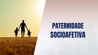 Paternidade socioafetiva [upl. by Yllas713]