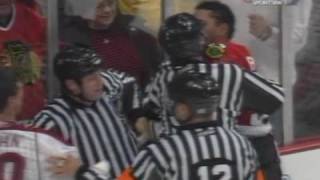 Shane Doan vs Dustin Byfuglien Oct 15 2008 [upl. by Alahcim]