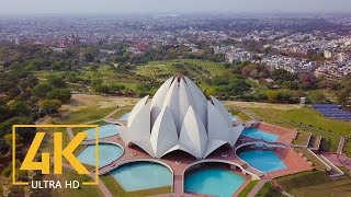 Delhi India  4K Urban Documentary Film with City Sounds  Best of India [upl. by Aral886]