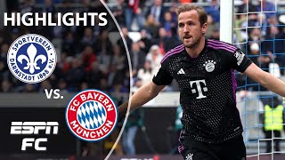 🚨 HISTORY FOR HARRY KANE 🚨 Darmstadt vs Bayern Munich  Bundesliga Highlights  ESPN FC [upl. by Tserof259]