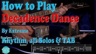 How To Play Decadence Dance On Guitar [upl. by Aphra]