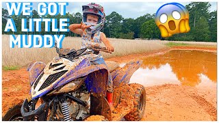 Extreme Kids ATV Mud Riding [upl. by Eerpud374]