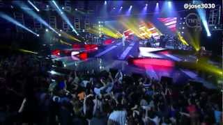 2012 NBA Halftime Show  Pitbull Chris Brown amp NeYo [upl. by Afas]