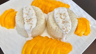 STICKY RICE MANGO RICE COOKER  So easy to make [upl. by Veneaux386]