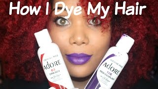 How I Dye My Natural Hair Red [upl. by Daniell168]