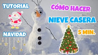 Tutorial NIEVE CASERA fácil en 5 MINUTOS  ISINAPIOLINA [upl. by Botzow]