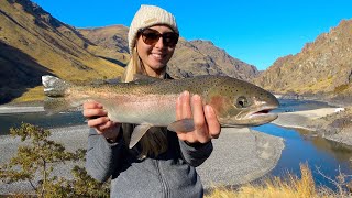 SteelHead Fishing on the SNAKE RIVER Idaho Breathtaking Trip [upl. by Eniamrahs]