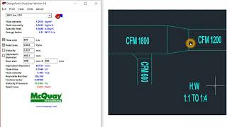 How to use McQuay Duct Sizer Tutorial in Hindi  Duct Sizing  HVAC  PLUMBING  MEP ASHRAE [upl. by Carly]