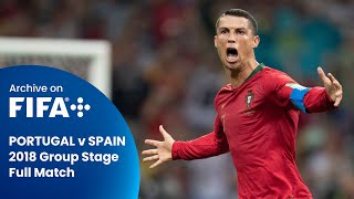 FULL MATCH Portugal v Spain  2018 FIFA World Cup [upl. by Atiragram]