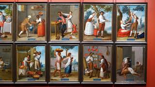 Pride and anxiety in New Spain Francisco Clapera set of sixteen Casta paintings c 1775 [upl. by Nired]