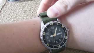 How To Install a NATO strap on a Watch [upl. by Eleynad]